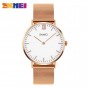SKMEI Men Women Quartz Wristwatches 1181 Stainless Steel Strap Waterproof Clocks Relogio Masculino Fashion Simple Lover Watches