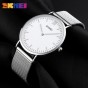 SKMEI Men Women Quartz Wristwatches 1181 Stainless Steel Strap Waterproof Clocks Relogio Masculino Fashion Simple Lover Watches