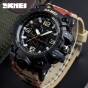SKMEI Brand Men Dual Time Display Wristwatch Man Sport Watches Waterproof Clocks Relogio Masculino Military Digital Quartz Watch