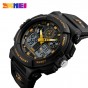 SKMEI Brand Men Quartz LED Digital Sports Watches Dual Display Wristwatches Clock 50M Watwrproof Relogio Masculino Relojes 1270
