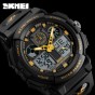 SKMEI Brand Men Quartz LED Digital Sports Watches Dual Display Wristwatches Clock 50M Watwrproof Relogio Masculino Relojes 1270