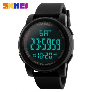 SKMEI Brand Men's Watches LED Digital Watch Men Wrist Watch Black Alarm 50m Waterproof Sport Watches For Men Relogio Masculino