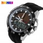 SKMEI Men's Solar Quartz Digital Watch Men Sports Watches Relojes Relogio Masculino LED Display Military Waterproof Wristwatches