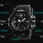 SKMEI Luxury Big Dial Sports Watch for Men Chronograph Water Resistant Quartz Analog Electronic Watches Man Relogio Masculino