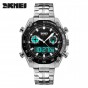 SKMEI 1204 Men Digital Quartz Watch Fashion Sports Wristwatches Dual Time Zone EL Light Clock Luxury Relogio Masculino Watches