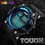 SKMEI 1229 Brand Men Sport Watch Fashion Digital Wristwatches Big Dial LED Chronograph Male Clock Outdoor Military Man Watches