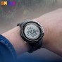 SKMEI Men's Watches Compass World Time Week Date Stopwatch Chronograph LED Display Digital Watch Clock Man Sport Watches For Men