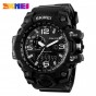 SKMEI Brand Men's Quartz Watch Men LED Display Digital Sport Watches Big Dial Fashion Relogio Masculino Waterproof Wristwatches