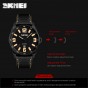 2018 Top brand Luxury SKMEI Men quartz watch Big dial Waterproof Auto date Wristwatches Safety Leather strap Relogio Masculino