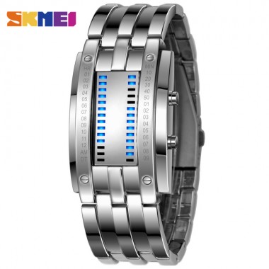 SKMEI Lover's Popular Men Fashion Creative Watches Digital LED Display Watch Relogio Masculino 50M Waterproof Women Wristwatches