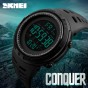 SKMEI Brand Digital Watch Men Sports Watches Countdown Double Time Wristwatches Relojes 50M Waterproof Relogio Masculino 1251