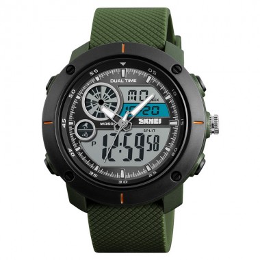 SKMEI Quartz Watches Men Sport Watch Date Week Chronograph 50m Waterproof LED Display Digital Wristwatches Sport Watches For Men