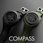 Trendy Sport Brand SKMEI 1314 Compass Digital Clock Countdown Waterproof Military Multifunction Men's Electronic Digital Watches