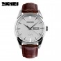 2018 SKMEI Men's Fashion Casual Watches Quartz Leather Men Clock Relojes Wristwatches Relogio Masculino Date & Calendar Watch