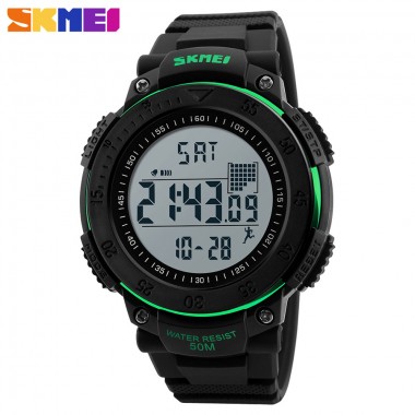 SKMEI Men 3D Pedometer Multifunctional Sports Watches Relojes Waterproof Relogio Masculino LED Digital Male Wristwatches 1238
