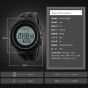 SKMEI Digital Watches Men Pedometer Calories Week Date Display Alarm 2 Time Waterproof Relogio Masculino Sport Watches For Men