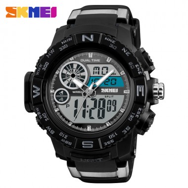 SKMEI Men's Watches Alarm Week Date Chrono LED Display Digital Quartz Wristwatches Waterproof Clock Male Sport Watches For Men