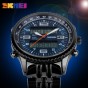 SKMEI Brand Watch Men LED Digital Watches Dual Display Wristwatches Stainless Steel Waterproof Relogio Masculino Relojes 1032