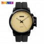 SKMEI 1208 Men Big Dial Quartz Wristwatches Fashion Casual Watches Silicone Strap 30M Water Resistant Watch Male Quality Brand