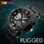 SKMEI 1228 Men Sport Watch Digital Quartz Watches LED Big Dial Clock 30M Waterproof Dual Display Wristwatches Relogio Masculino