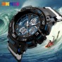 SKMEI 1211 Men Digital Quartz Watch Outdoor Sport Watches Fashion Big Dial Dual Time Zone Alarm Chronograph Man Wristwatches