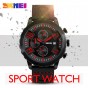 SKMEI Men Quartz Wristwatches Silicone Strap Calendar Clocks Stopwatch Waterproof Fashion Sports Watches 9153 Relogio Masculino