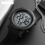 SKMEI Militrary Men Digital Watch LED Water proof Alarm Sport Electronic Watches PU Straps Shock Resistant Swimming Male Clock