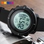 SKMEI Big Dial Men Digital Wristwatches Pedometer Chronograph Waterproof Simple Outdoor Sports Watches Relogio Masculino 1215