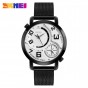 SKMEI Fashion Men Watch Double Time Quartz Wristwatches Mens Watches Top Brand Luxury Stainless Steel Clock Relogio Masculino