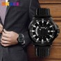 SKMEI Men Quartz Wristwatches Complete Calendar Silicone Strap Clocks Waterproof Sports Watches 9152 Relogio Masculino New 2017