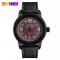 SKMEI Fashion Men Quartz Wristwatches 30M Waterproof Watch Leather Strap Calendar Casual Sports Watches Relogio Masculino 9138