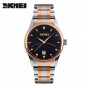 SKMEI 9123 Men Business Quartz Wristwatches Relogio Masculino Complete Calendar Stainless Steel 30M Waterproof Dress Mens Watch