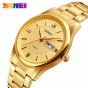 SKMEI Men Fashion Business Mens Watches Top Brand Luxury Gold Male Quartz Wristwatches Waterproof Relogio Masculino Clock 1261