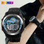 SKMEI Men's Watches Sport Watch Chronograph Alarm LED Display Digital Wristwatches Waterproof Clock Man Sport Watches For Men