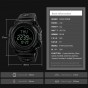 SKMEI Men's Watches Sport Watch Compass World Time Week Alarm LED Display Digital Wristwatches Waterproof Sport Watches For Men