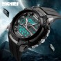 Skmei Men Digital Quartz Wristwatches Fashion Sport Watch Big Dial Outdoor Chronograph Clock Multiple Time Zone Man Watches 1202
