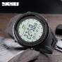 SKMEI Men's Watches Sport Watch Week Display Alarm LED Digital Wristwatches 50M Waterproof Clock Man Black Sport Watches For Men