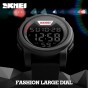 SKMEI Men LED Sport Watches Men PC Material Silicone Strap Digital Waterproof Clock relogio masculino Date Alarm Wristwatch 1218