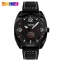 SKMEI Man Quartz Watch Men Clock Leather Male Fashion Casual Watches Relojes Waterproof Mens Wristwatches Relogio Masculino 9155