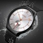 SKMEI Top brand Luxury Men's waterproof Wristwatches Ultra Thin Stainless Steel Clock hour for Man Male Quartz Relogio Masculino