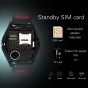 SCOMAS Bluetooth Smart Watch with SIM Card Slot Massage Reminder Pedometer Carlories Counter Smart Fitness Wrist Watches Clock