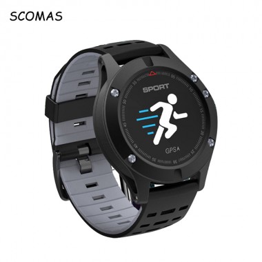 SCOMAS F5 Bluetooth 4.2 Smart Watches with GPS Altimeter Barometer Thermometer Sports Tracker Smart Wrist Wtach for IOS&Android