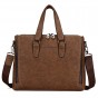 JEEP BULUO Fashion Vintga Men Nubuck Leather Bag Famous Brand Shoulder Messenger Bags Causal Handbag Laptop Briefcase Male 8022