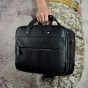 Men Real Leather Retro Business Briefcase Attache Messenger Bag Male Design Laptop Commercia Document Case Portfolio Bag 7146b