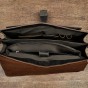 Crazy Horse Leather Designer Man Business Briefcase Male Fashion Commercial Attache Portfolio Document Laptop Messenger bag 1031