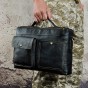 Mens Original Leather Deisign Business Briefcase Laptop Document Notebook Case Male Commercia Attache Portfolio Tote Bag 2119b