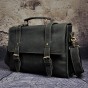 Original leather male Retro Designer Business Briefcase Attache Portfolio Handbag Commercial Document Laptop Notebook bag 2767
