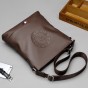 KANGAROO Brand Cowhide Men Messenger Bags Male Solid Shoulder Bags Fashion Crossbody Bag For Men Leather Handbag Men Travel Bag