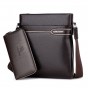 Brand Deisgn Kangaroo PU Leather Men Shoulder Bags Laptop Crossbody Bag For Men Travel Bags Solid Men Messenger Bags For Men
