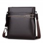 Brand Deisgn Kangaroo PU Leather Men Shoulder Bags Laptop Crossbody Bag For Men Travel Bags Solid Men Messenger Bags For Men
